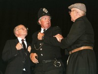 Len is on the left as Captain Mainwairing